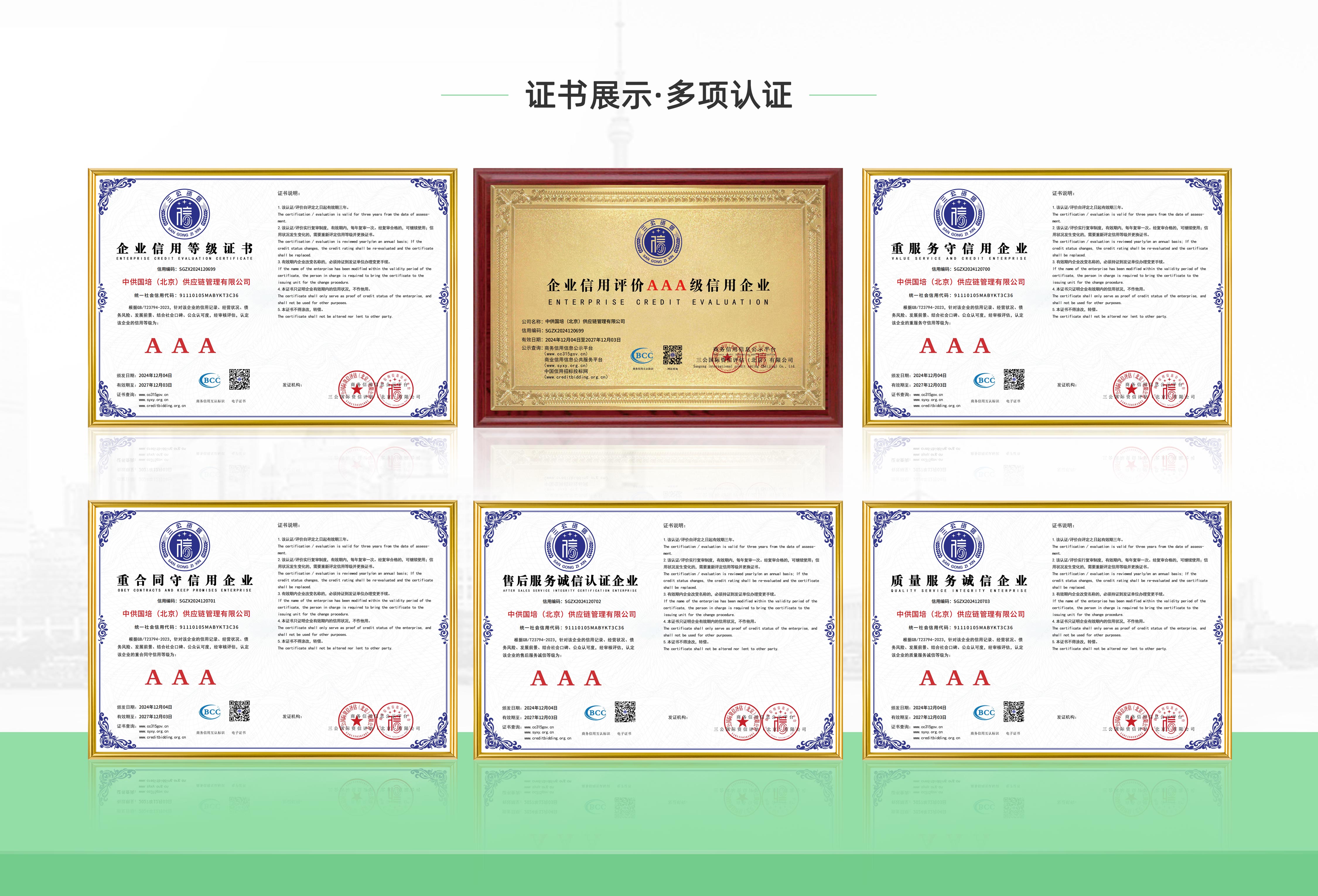 企业荣誉